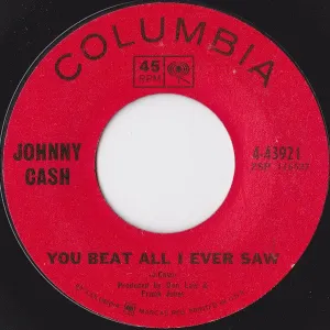 Pochette de You Beat All I Ever Saw / Put the Sugar to Bed de Johnny Cash