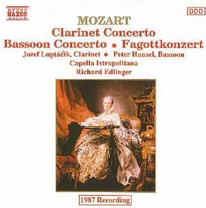 Pochette Clarinet concerto & Bassoon Concerto