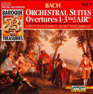 Pochette Baroque Treasuries, Vol. 5: Bach - Orchestral Suites / Overtures 1–3 incl. „Air“