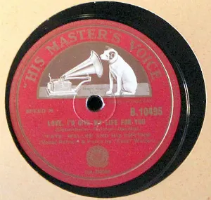 Pochette de Don't Try to Cry Your Way Back to Me / Love, I'd Give My Life for You de Fats Waller and His Rhythm