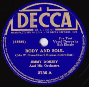 Pochette de Body and Soul / Dixieland Detour de Jimmy Dorsey and His Orchestra