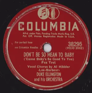 Pochette Don't Be So Mean to Baby (Cause Baby's So Good to You) / It's Mad, Mad, Mad!