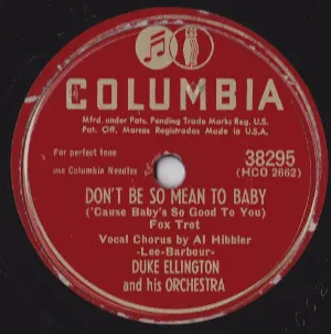 Pochette de Don't Be So Mean to Baby (Cause Baby's So Good to You) / It's Mad, Mad, Mad! de Duke Ellington and His Orchestra