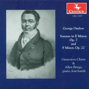Pochette de Sonatas in E minor, op. 7 and F minor, op. 22 de George Onslow