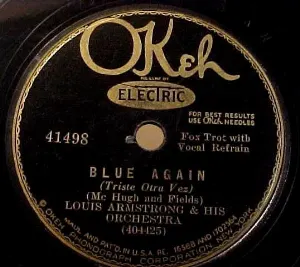 Pochette de Blue Again / When Your Lover Has Gone de Louis Armstrong & His Orchestra