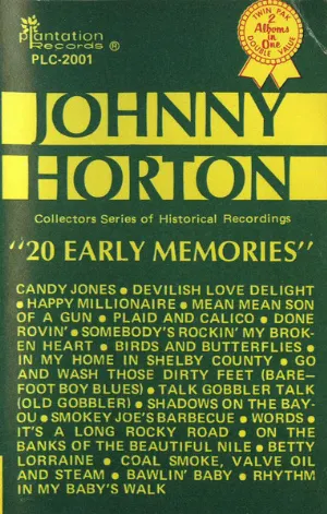 Pochette de 20 Early Memories de Johnny Horton