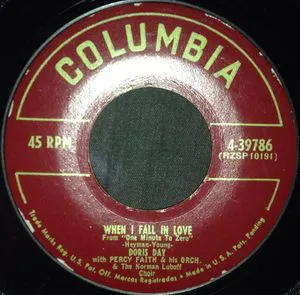 Pochette When I Fall in Love / Take Me in Your Arms
