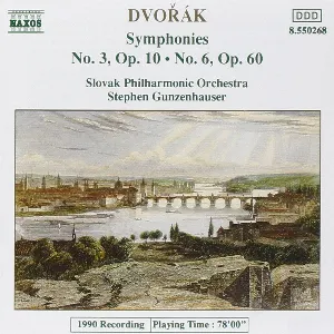 Pochette Symphonies no. 3, op. 10 · no. 6, op. 60
