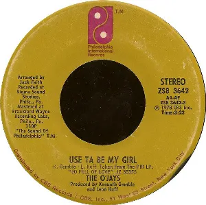 Pochette Use Ta Be My Girl / This Time Baby