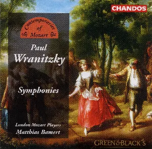 Pochette de Symphonies de London Mozart Players - Matthias Bamert - Paul Wranitzky