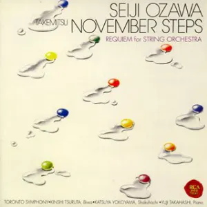 Pochette de November Steps de Tōru Takemitsu - Seiji Ozawa