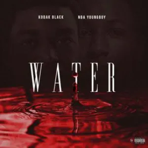 Pochette de Water de YoungBoy Never Broke Again - Kodak Black