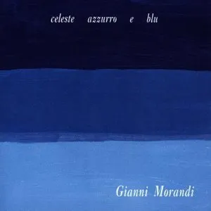 Pochette de Celeste azzurro e blu de Gianni Morandi