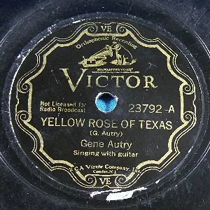 Pochette Yellow Rose Of Texas / Louisiana Moon