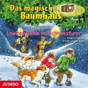 Pochette de Das magische Baumhaus, Folge 44: Lawinenhunde im Schneesturm de Mary Pope Osborne - Frank‐Lorenz Engel