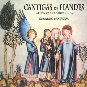 Pochette de Cantigas de Flandes de Eduardo Paniagua - Alfonso X el Sabio