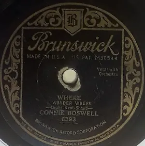 Pochette de Say It Isn't So / Where I Wonder Where de Connee Boswell