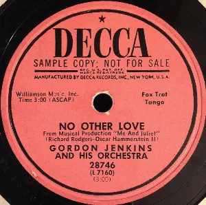 Pochette de No Other Love / Allez-Vous-En de Gordon Jenkins & His Orchestra