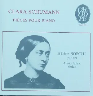 Pochette de Pièces pour piano de Clara Schumann