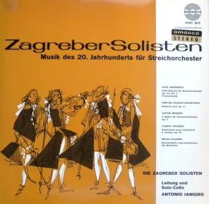 Pochette de Musik des 20. Jahrhundert für Streichorchester de Antonio Janigro - Zagrebački solisti