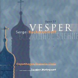 Pochette de Vesper, op. 37 de Sergei Rachmaninoff