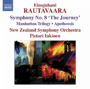Pochette de Symphony no. 8 "The Journey" / Manhattan Trilogy / Apotheosis de Pietari Inkinen - New Zealand Symphony Orchestra - Einojuhani Rautavaara
