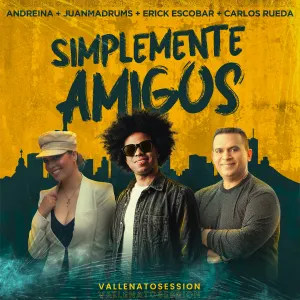 Pochette de Simplemente amigos (vallenato session) de Erick Escobar - Carlos Rueda