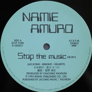 Pochette de Stop the Music de Namie Amuro