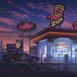 Pochette de C O L D P I Z Z A de The Midnight