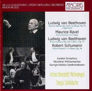 Pochette Beethoven / Ravel / Schumann