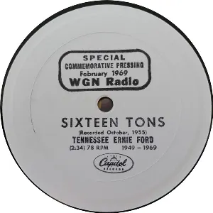 Pochette de Sixteen Tons de Tennessee Ernie Ford