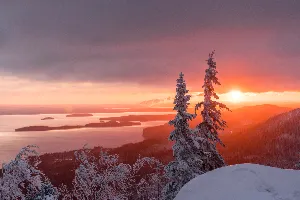 Pochette de Sunset in Snow de Scott Lawlor