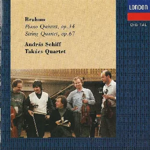 Pochette de Brahms: Piano Quintet Op. 34, String Quartet, Op. 67 de Takács Quartet - Johannes Brahms - András Schiff