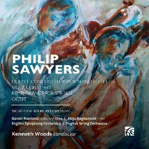 Pochette de Double Concerto for Violin and Cello / Viola Concerto / Remembrance for Strings / Octet de Kenneth Woods - English Symphony Orchestra