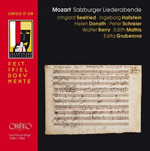Pochette de Lieder de Wolfgang Amadeus Mozart