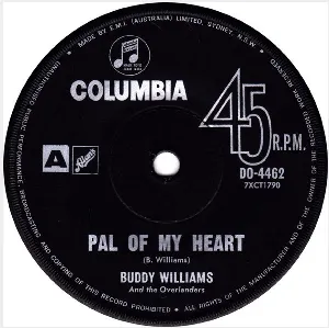 Pochette de Pal of My Heart de Buddy Williams