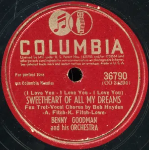 Pochette de Sweetheart of All My Dreams / Every Time de Benny Goodman and His Orchestra