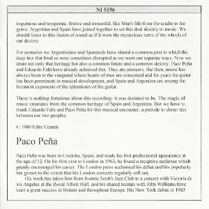 Pochette de Encuentro de Paco Peña