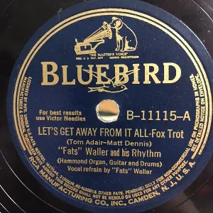Pochette de Let's Get Away From It All / I Wanna Hear Swing Songs de Fats Waller and His Rhythm