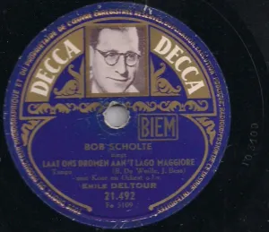 Pochette de Laat ons dromen aan ’t Lago Maggiore / Florentijnse nachten de Bob Scholte