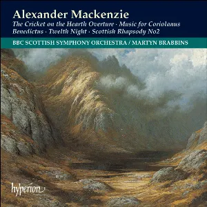 Pochette de The Cricket on the Hearth Overture / Music for Coriolanus / Benedictus / Twelfth Night / Scottish Rhapsody no. 2 de Martyn Brabbins - BBC Scottish Symphony Orchestra