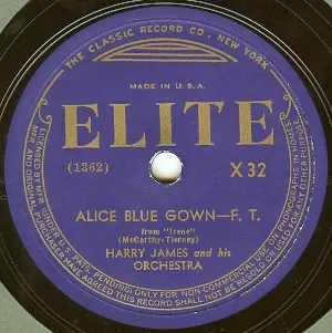 Pochette de Alice Blue Gown / Swanee River de Harry James and His Orchestra