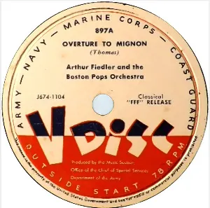 Pochette de Overture to Mignon / Because / Shadrack de Arthur Fiedler - Robert Merrill - Ambroise Thomas - Boston Pops Orchestra