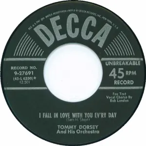 Pochette de I Fall in Love With You Ev'ry Day / Everything I Have Is Yours de Tommy Dorsey and His Orchestra