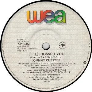 Pochette de (’Til) I Kissed You de Johnny Chester