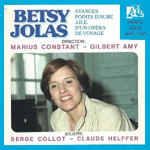 Pochette de Stances / Points d'aube / J.D.E. / D'un opéra de voyage de Marius Constant - Claude Helffer - Gilbert Amy