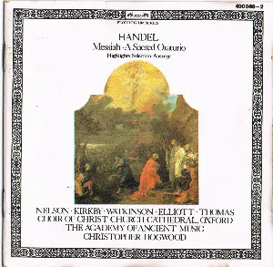 Pochette Messiah: A Sacred Oratorio (highlights)