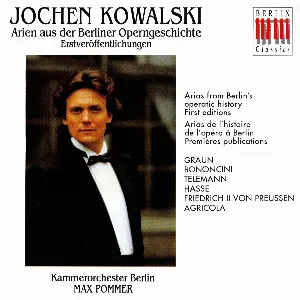 Pochette de Arien aus der Berliner Operngeschichte de Max Pommer - Jochen Kowalski - Kammerorchester Berlin