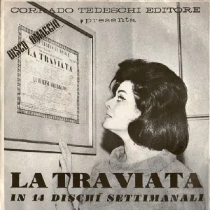Pochette Corrado tedeschi editore presenta La Traviata in 14 dischi settimanali