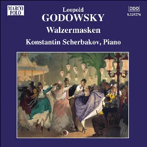 Pochette de Piano Music, Vol. 10: Walzermasken de Konstantin Scherbakov - Leopold Godowsky